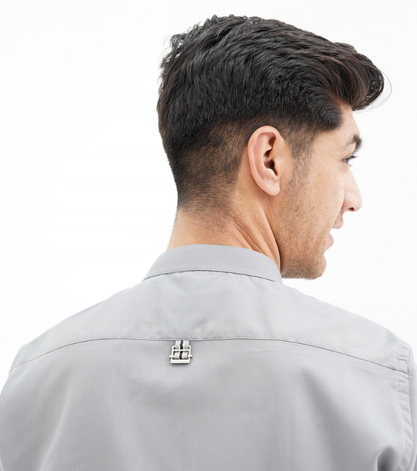 Classic Straight half Band Mid Grey