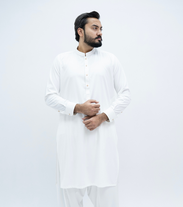 Classic Straight half Band Off-White