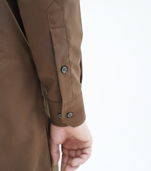 Classic Straight half Band Dark Brown