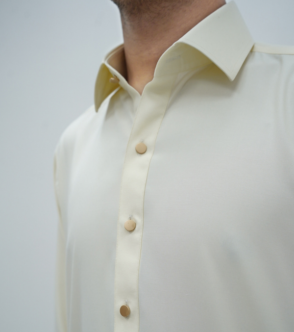 Classic Spread Collar Ivory