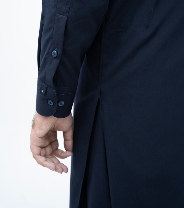 Classic Round half Band Navy Blue