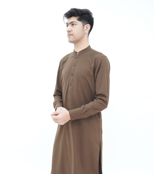 Classic Straight half Band Dark Brown