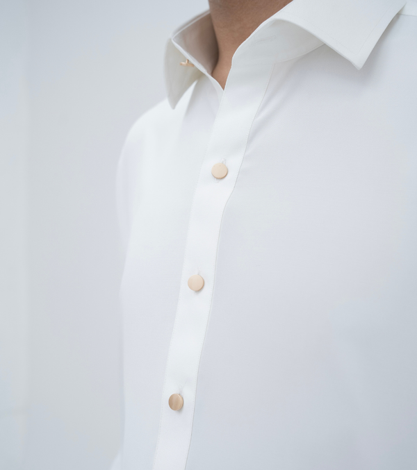 Classic Spread Collar Off-White