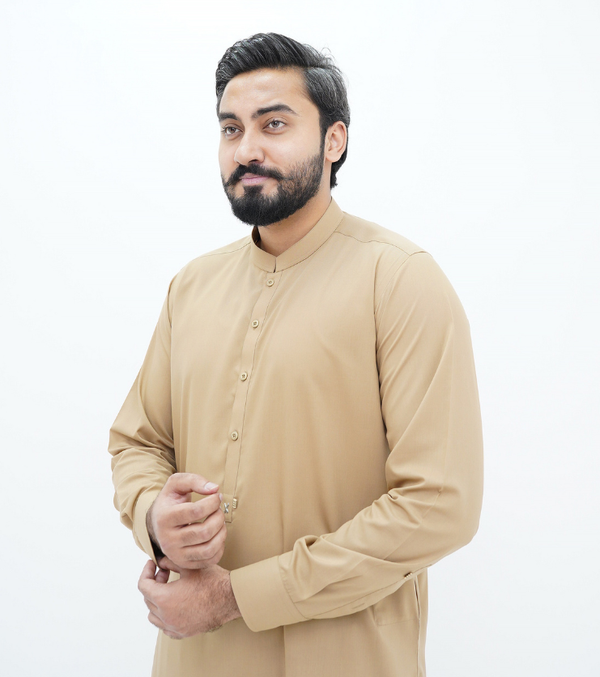 Classic Straight half Band Khakhi