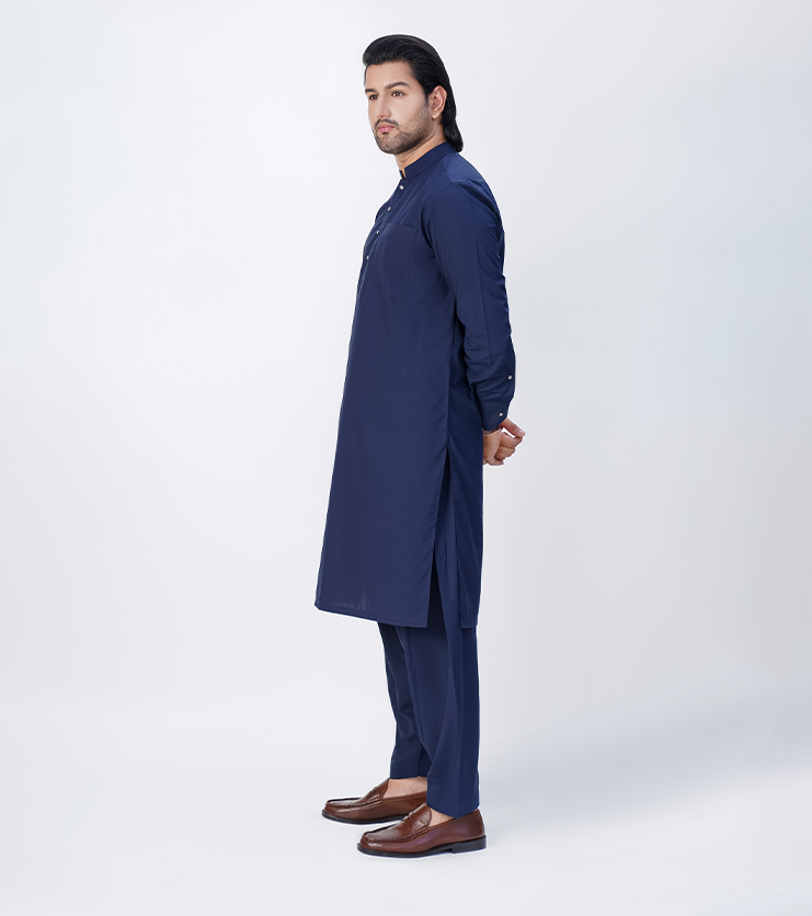Navy Blue Kurta Shalwar