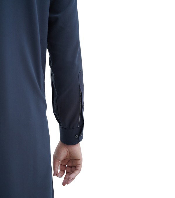 Classic Spread Collar Charcoal Grey
