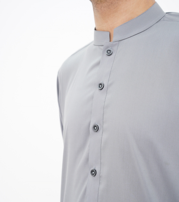 Classic Straight half Band Mid Grey