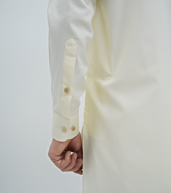 Classic Spread Collar Ivory
