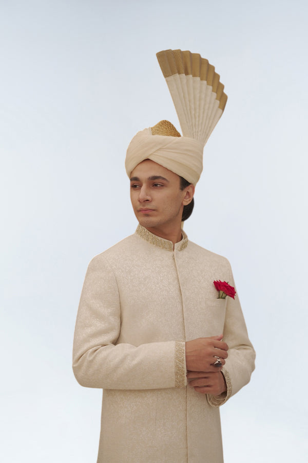 YADIGAR IVORY SHERWANI