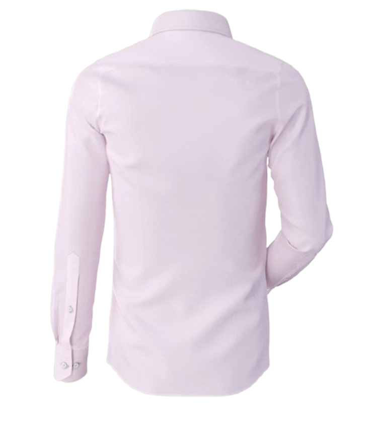 Baby Pink Shirt With Powder Blue Contrast