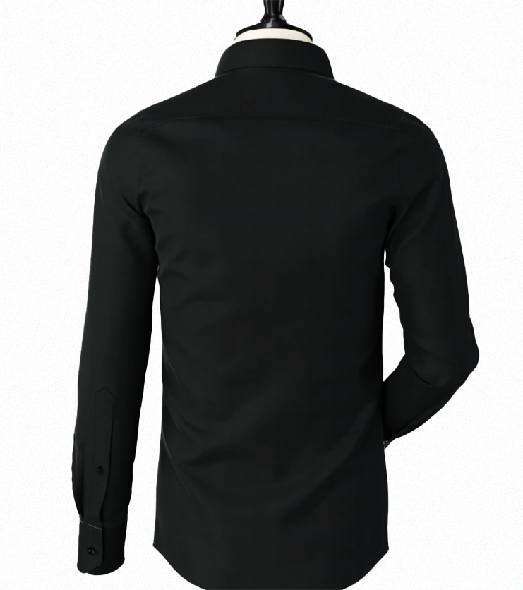 Belmont Black Band with Plain Back