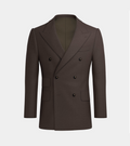 Brown Double Breasted Suit