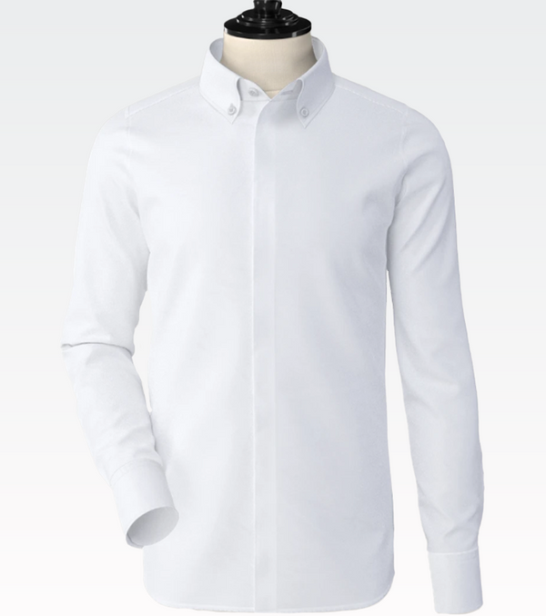 Collar With Hidden Placket Shirt