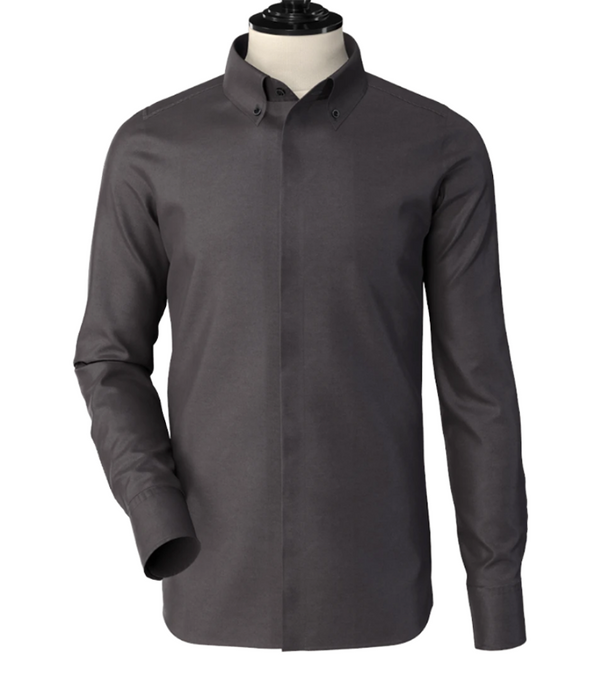 Collar With Hidden Placket Shirt