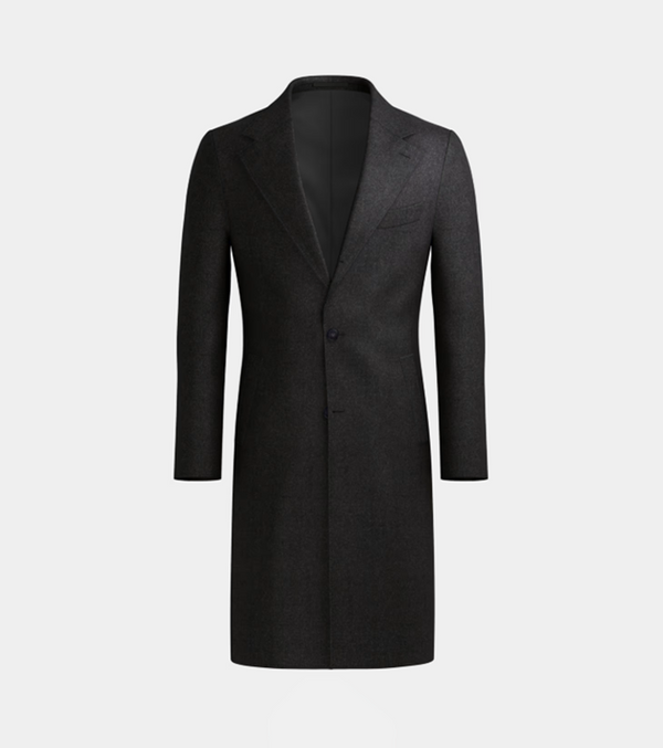 Charcoal Grey  Long Coat