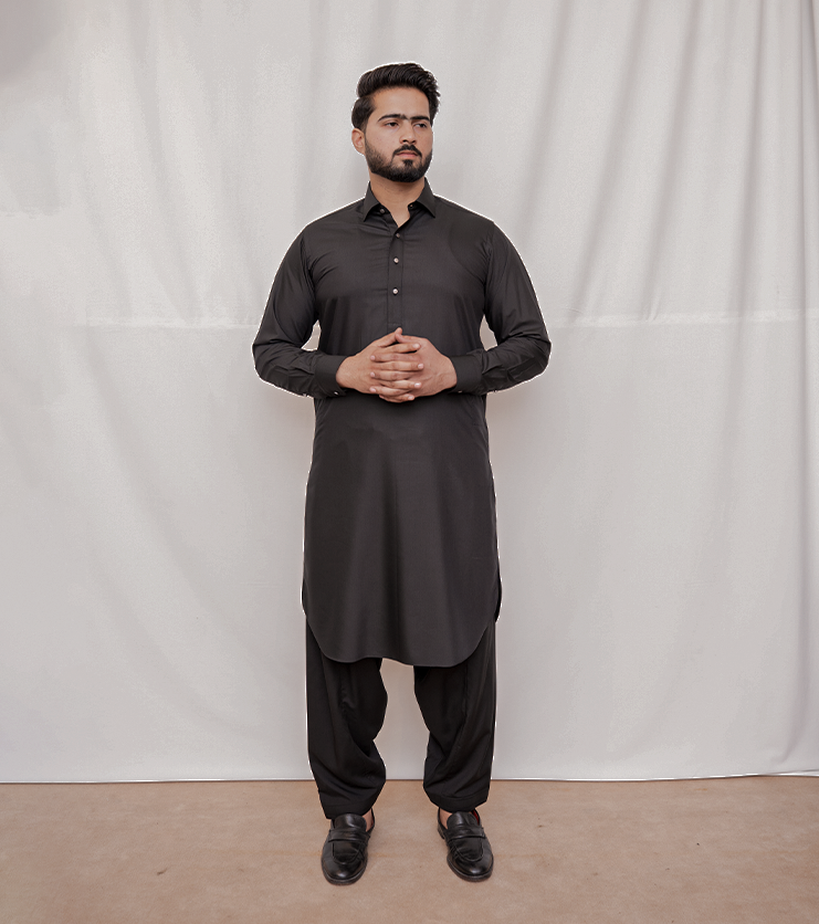 Black Shalwar Kameez
