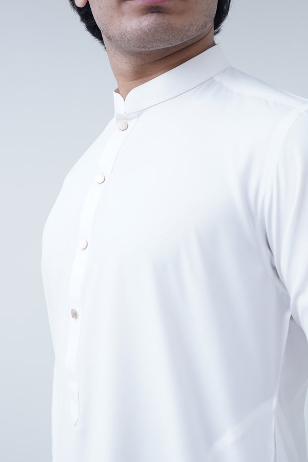 Classic Round half Band Off-White
