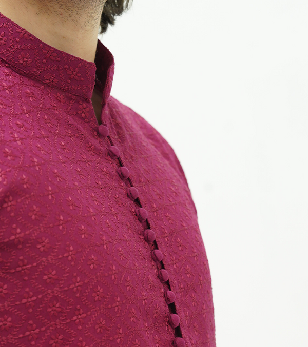 Berry Wine Kurta