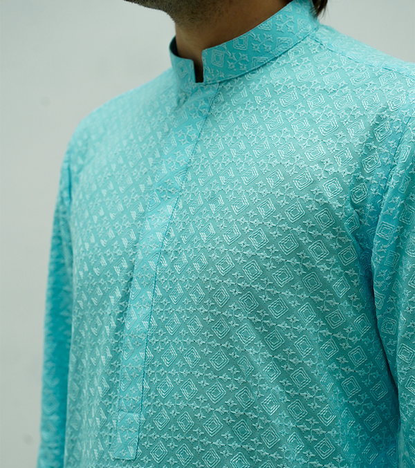 Ice Blue Kurta