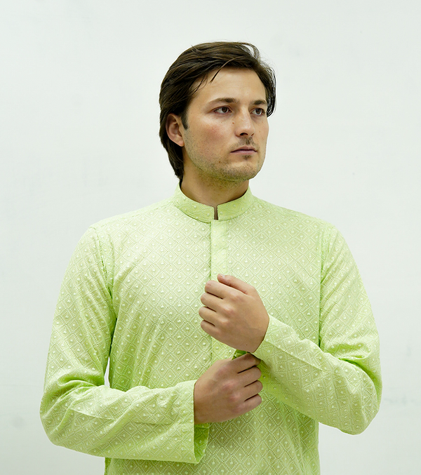 Pistachio Green Kurta