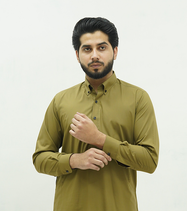 Khaki Shalwar Kameez