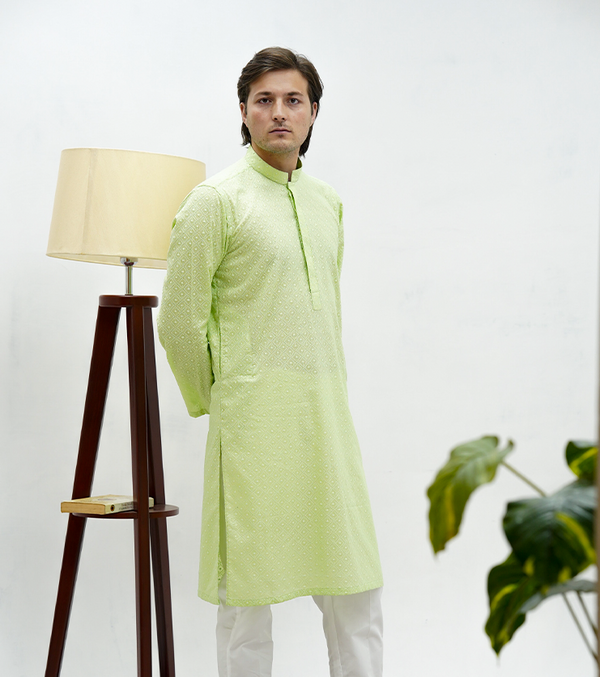 Pistachio Green Kurta
