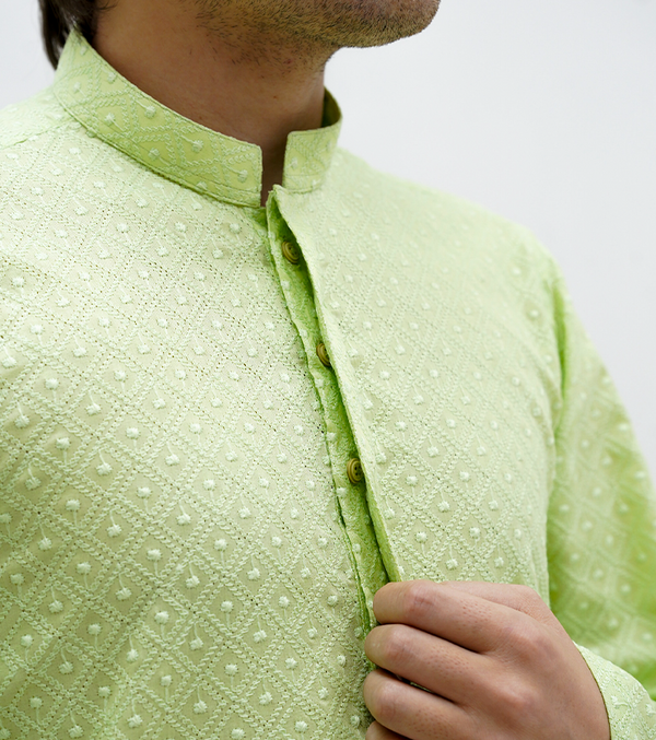 Pistachio Green Kurta
