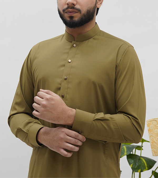 Khaki Kurta Shalwar