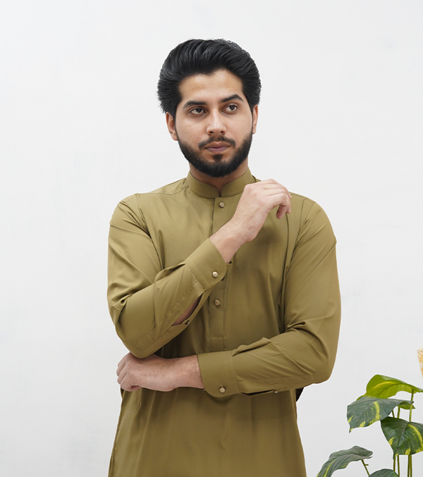 Khaki Kurta Shalwar