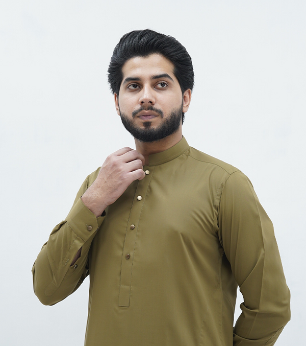 Khaki Kurta Shalwar