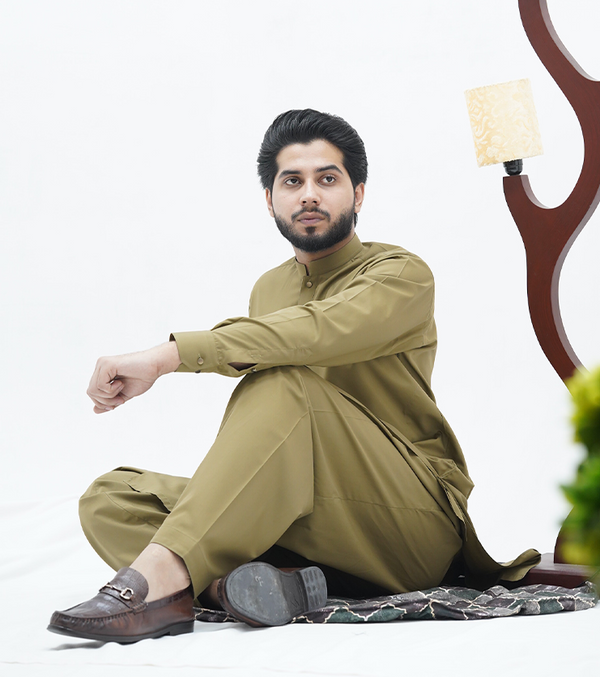 Khaki Kurta Shalwar