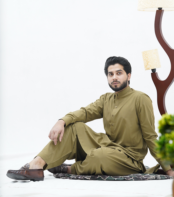 Khaki Kurta Shalwar