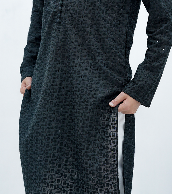 Black Kurta