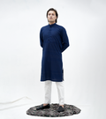 Navy Blue Kurta