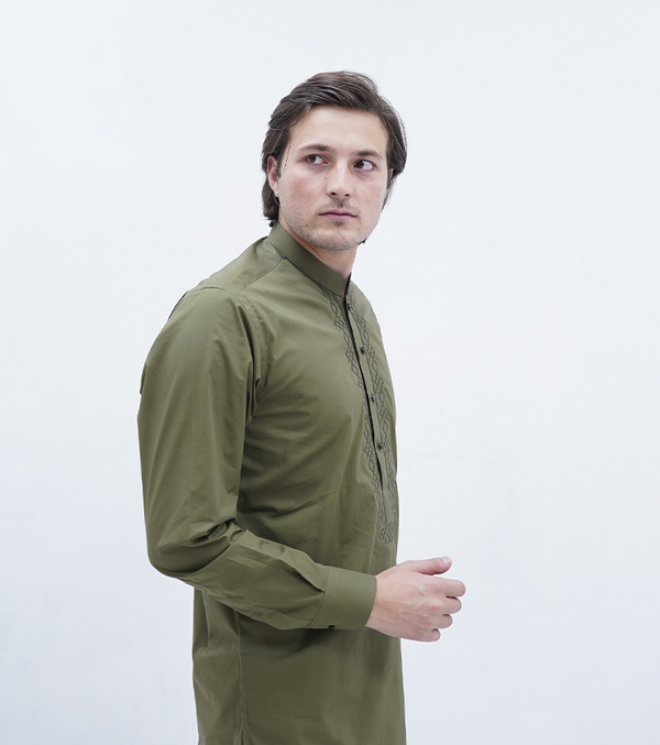 Olive Green Kurta