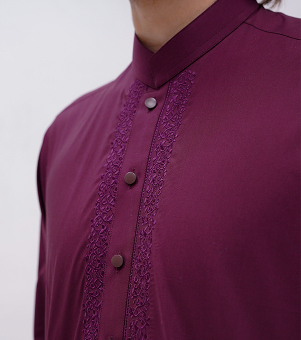 Deep Purple Kurta