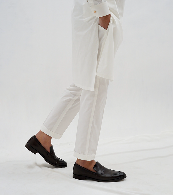 Pearl White Kurta