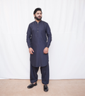 Navy Blue Kurta Shalwar