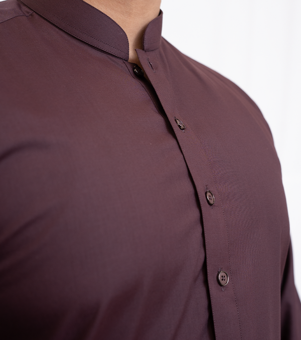 Marron Kurta Shalwar