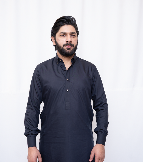 Navy Blue Shalwar Kameez