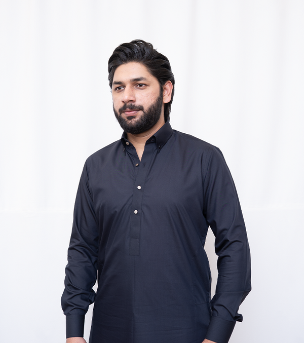Navy Blue Shalwar Kameez