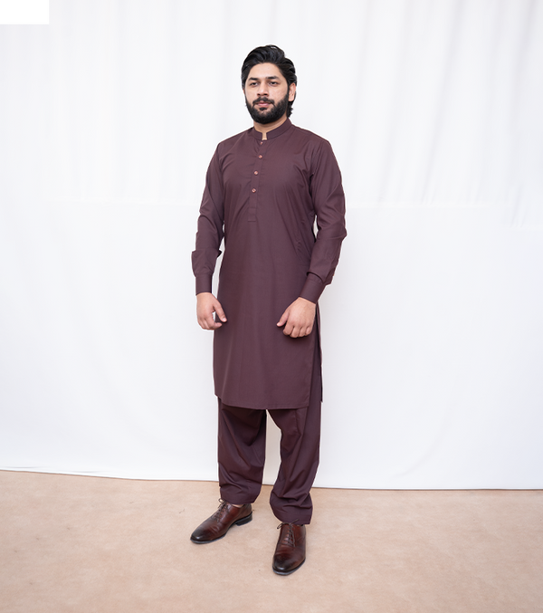 Maroon Kurta Shalwar