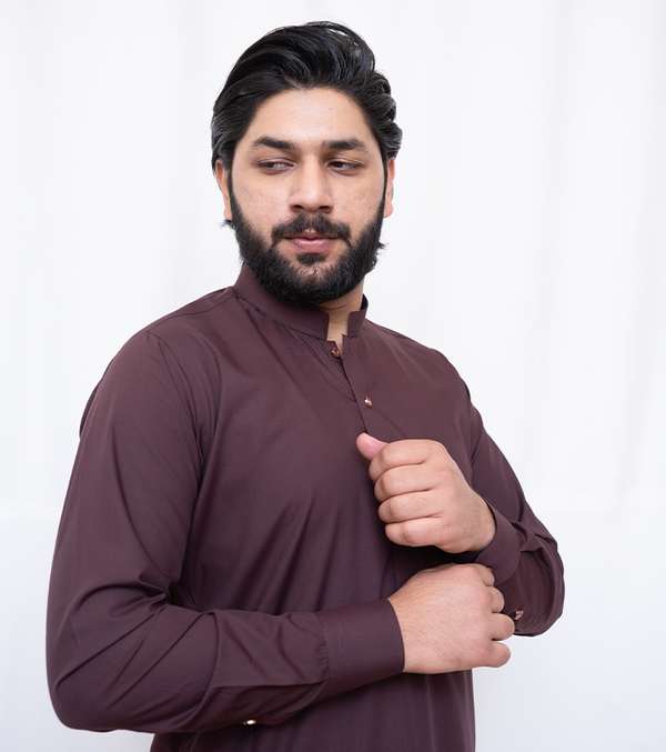 Maroon Kurta Shalwar