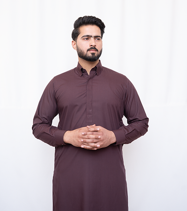 Maroon Shalwar Kameez
