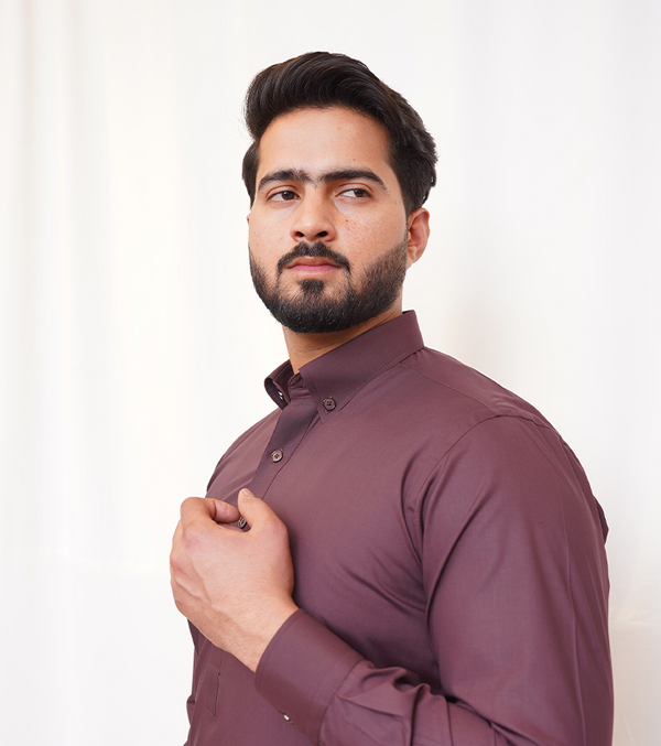 Maroon Shalwar Kameez