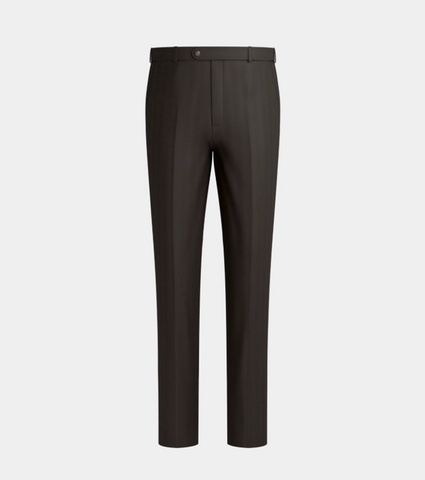 Dark Brown Basic Pant