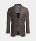 Dark Grey Irish Linen  Peak Lapel  Casual Blazer