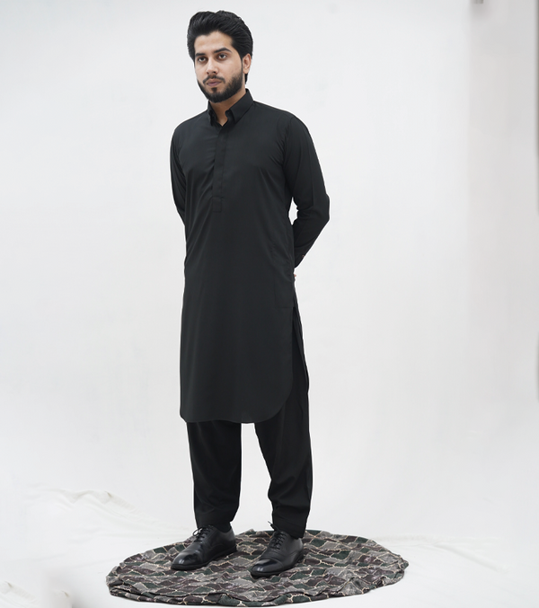 Black Shalwar Kameez