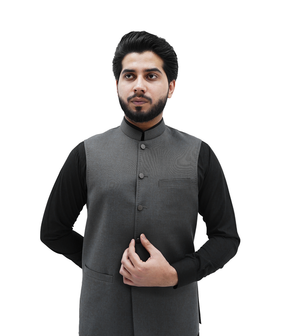 Medium Grey  Waistcoat