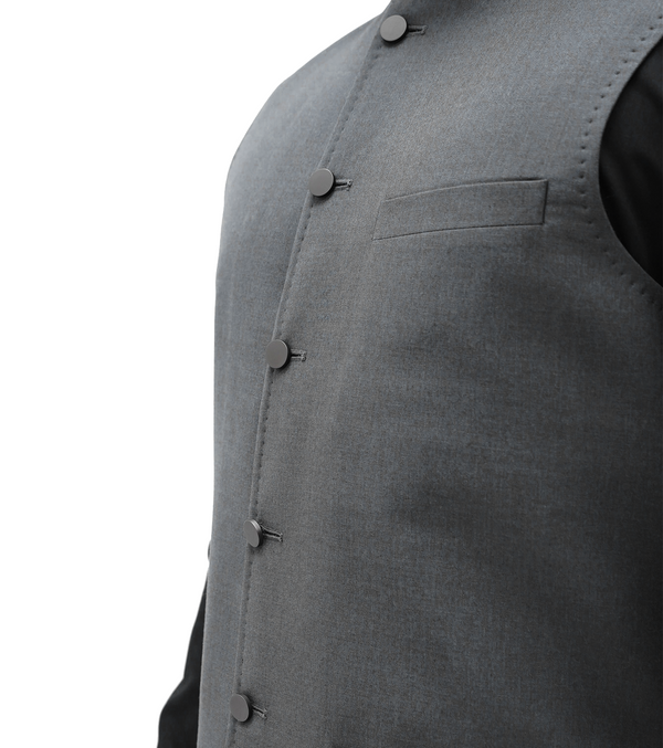 Medium Grey  Waistcoat